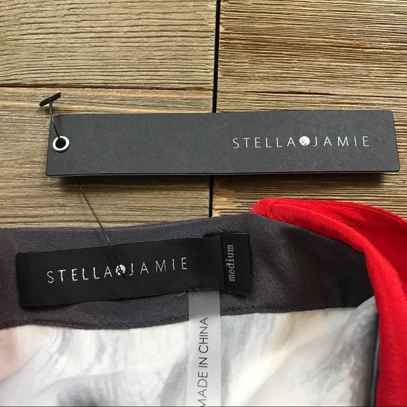 NWT Stella & Jamie Silk Napoli Dress - Picture 5 of 7